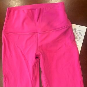 NWT lululemon Align Pants 25” size 6 Sonic Pink